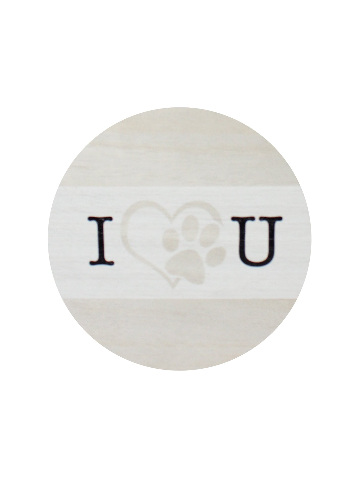 Sand + Paws Island Orchid 12 oz scented candle White Vessel with Painted I heart U lid