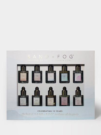 Ten Year Anniversary Perfume Oil Dropper Set