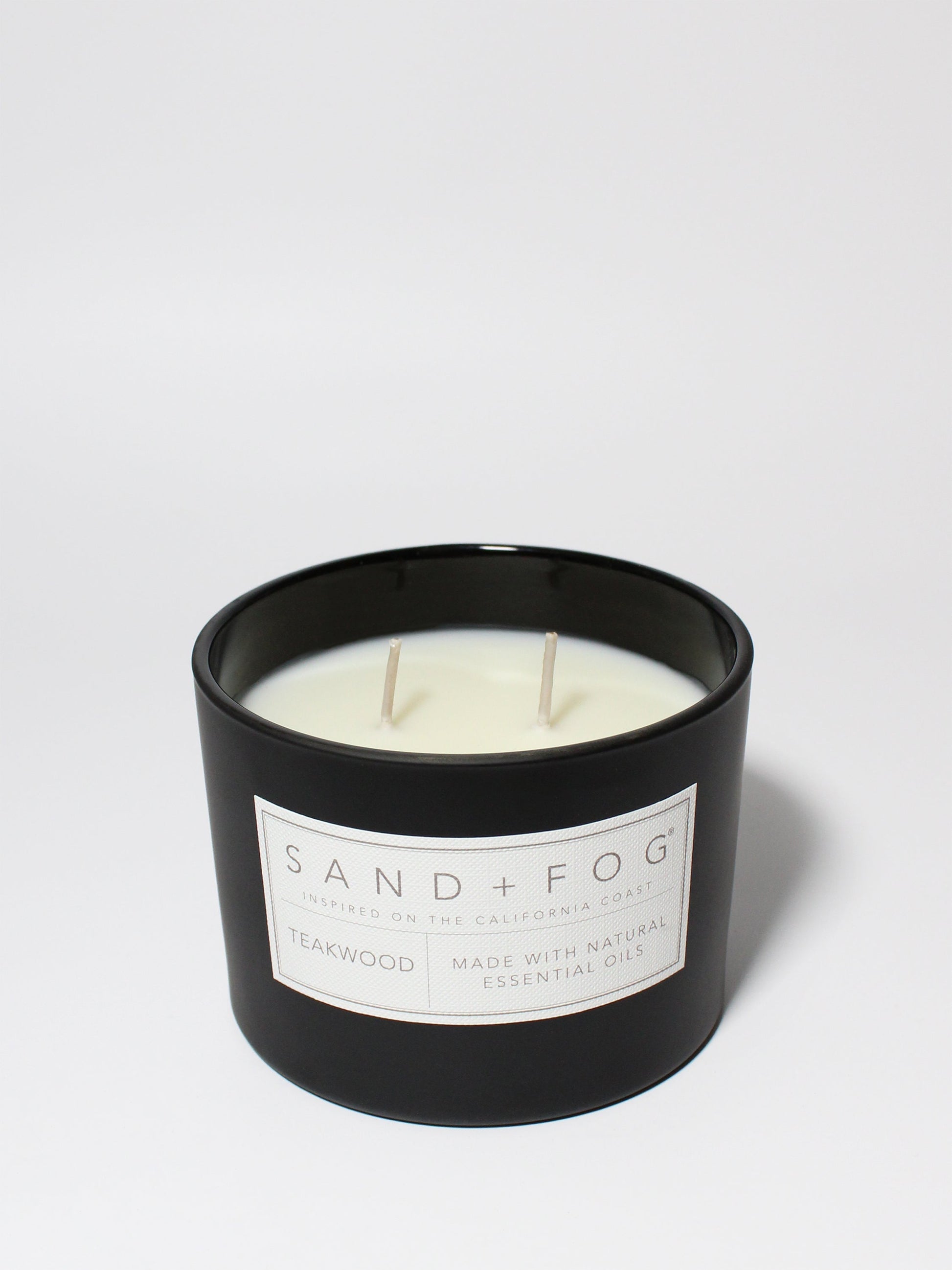 Teakwood 12oz scented candle