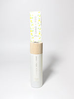 Limoncello reed diffuser White Eggshell vessel with Wood top