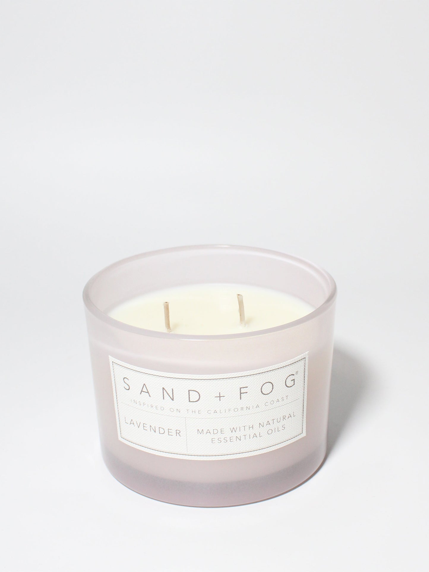 Lavender 12 oz scented candle Light Purple with Relax Lid