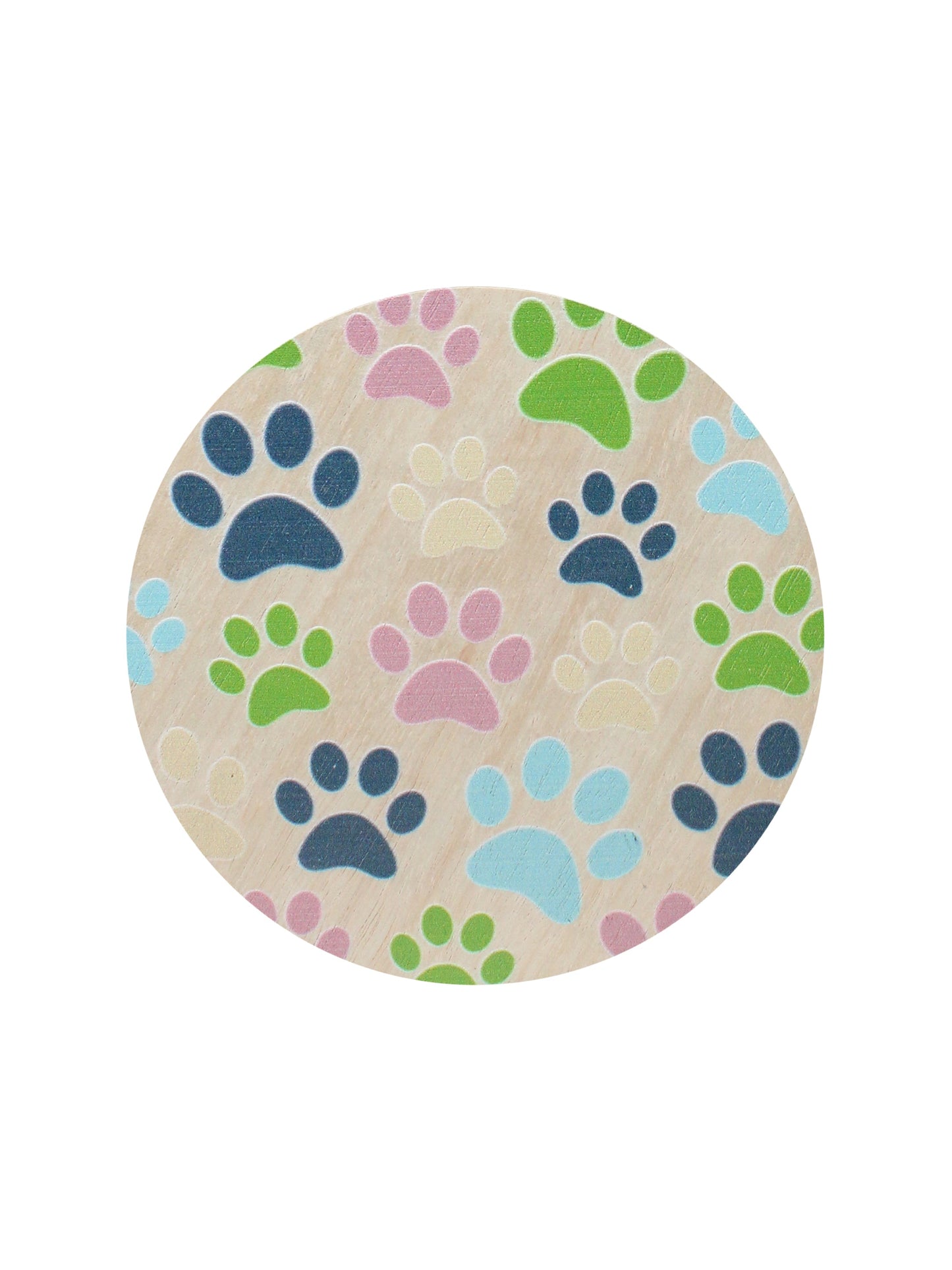 Sand + Paws Newport 12 oz scented candle Ink vessel with Painted Paw Print lid