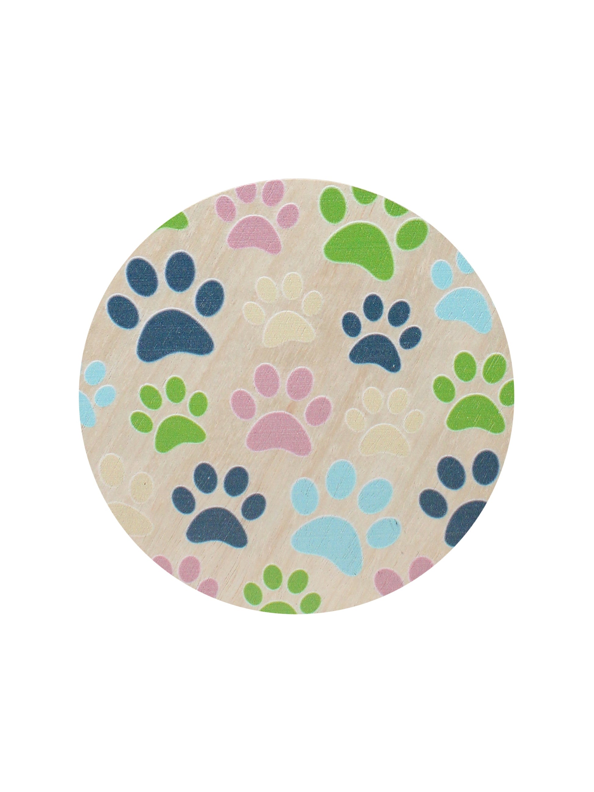 Sand + Paws Newport 12 oz scented candle Ink vessel with Painted Paw Print lid