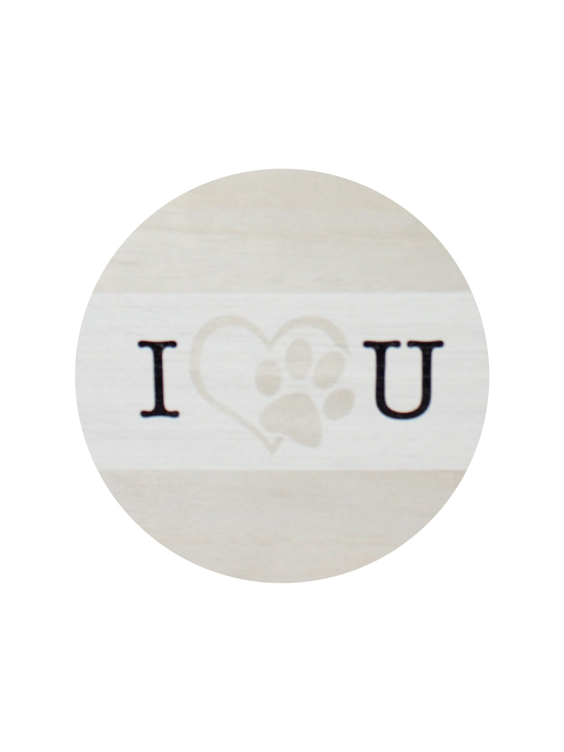 Sand + Paws Island Orchid 12 oz scented candle White Vessel with Painted I heart U lid