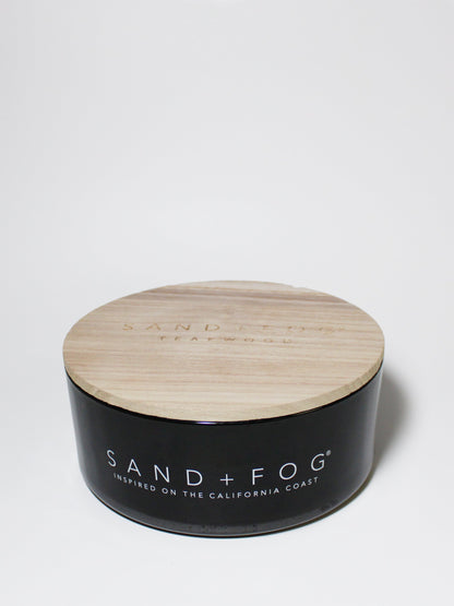 Teakwood cocktail candle