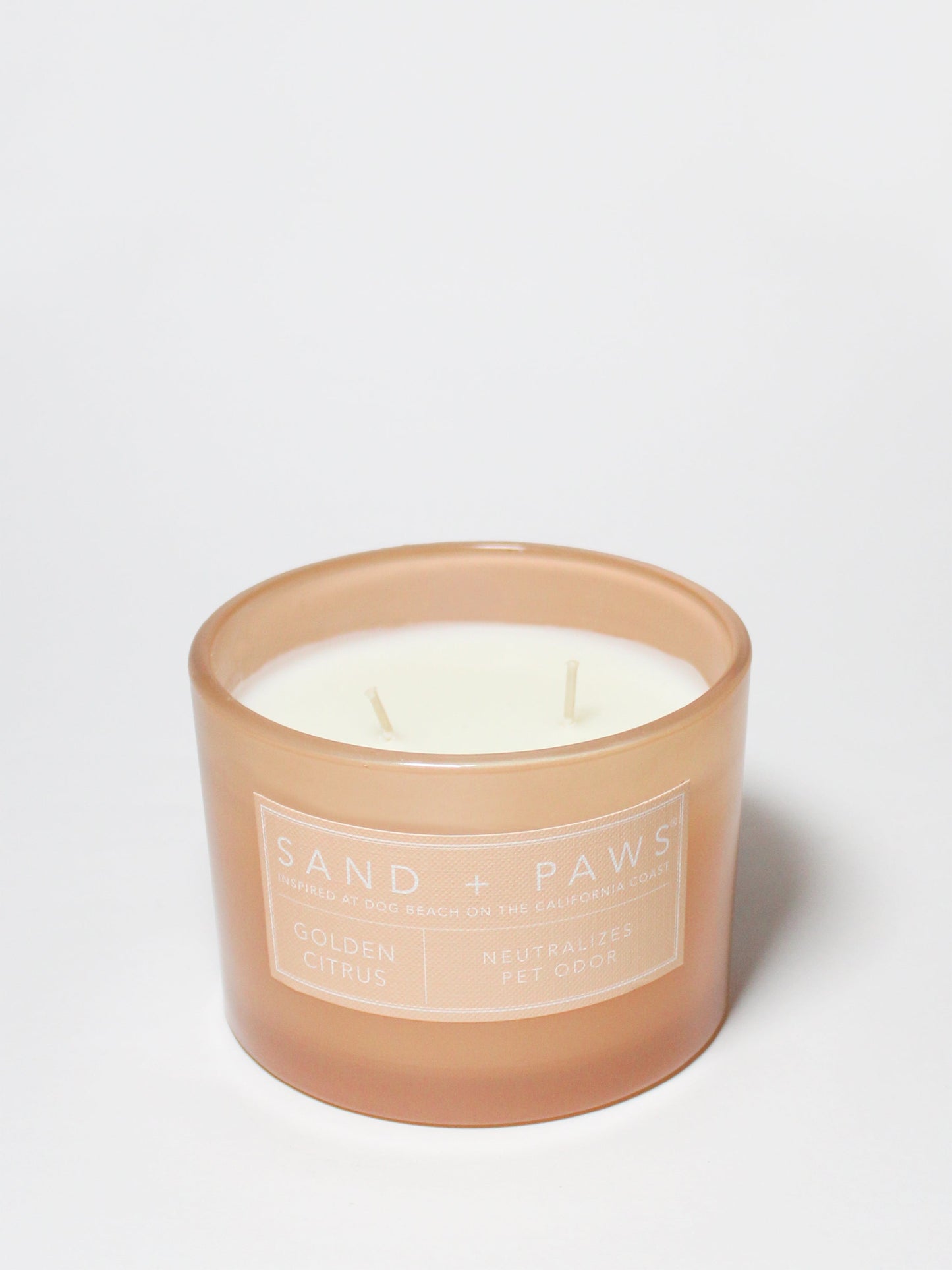 Sand + Paws Golden Citrus 12 oz scented candle