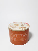 Sand + Paws Pumpkin & Vanilla 12 oz scented candle