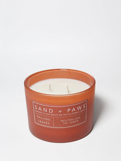 Sand + Paws Falling Leaves 12 oz scented candle