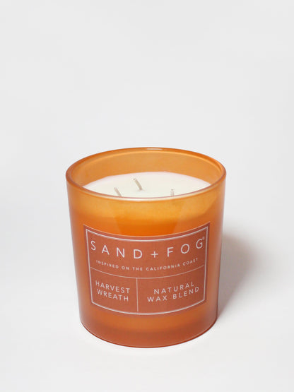 Harvest Wreath 21 oz scented candle