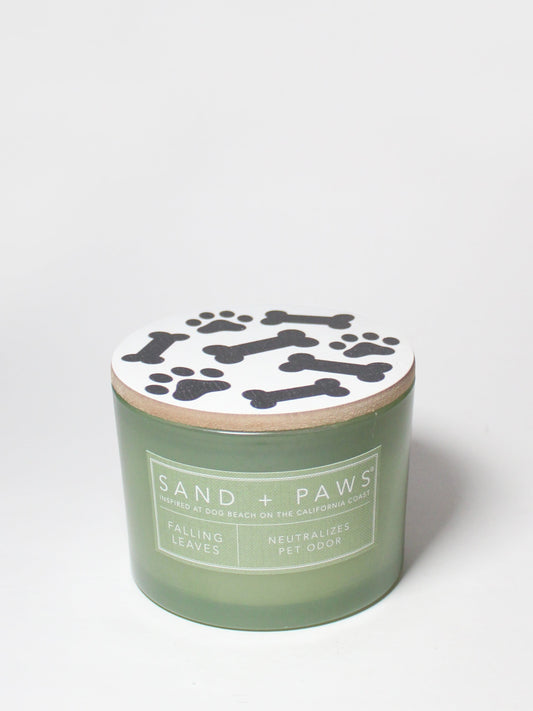 Sand + Paws Falling Leaves 12 oz scented candle