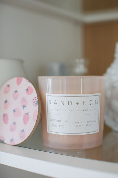 Strawberry Mimosa 21 oz scented candle