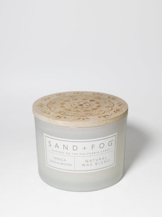 Vanilla Sandalwood 12 oz scented candle