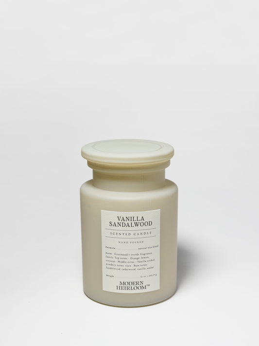 Vanilla Sandalwood 12 oz scented candle