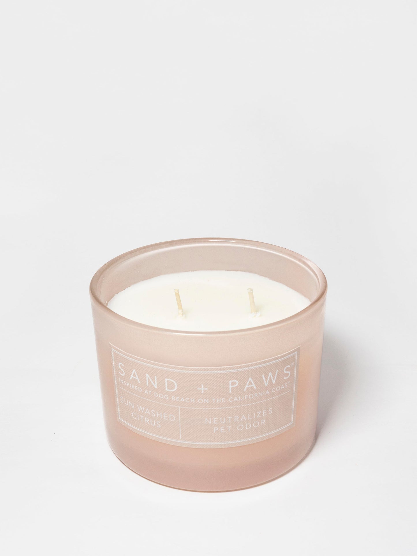 Sand + Paws Sun Washed Citrus 12 oz scented candle