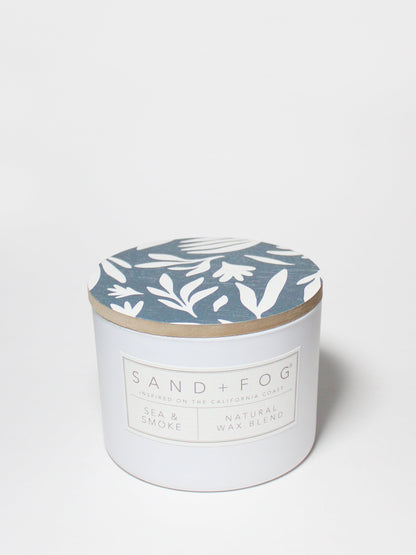 Sea & Smoke 12 oz scented candle