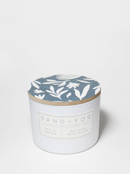 Sea & Smoke 12 oz scented candle