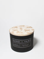 Sand + Paws Vanilla Sandalwood 12 oz scented candle